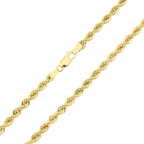 9ct yellow gold rope - rope, chain