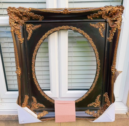 Oval large french gilt picture - large,