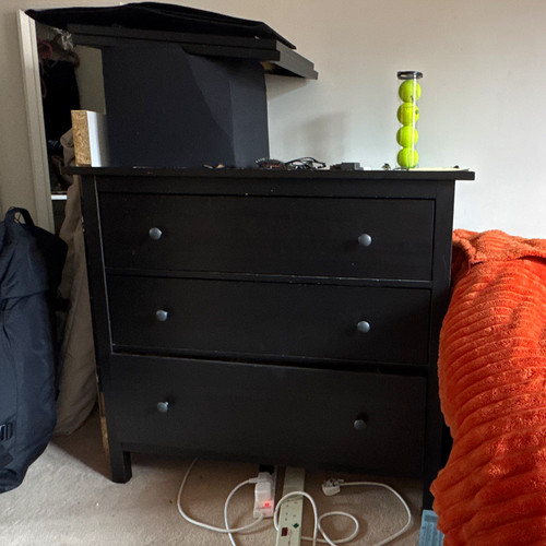 Ikea black wooden - ikea,