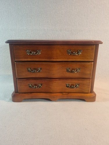 Large wooden jewellery box - wooden,