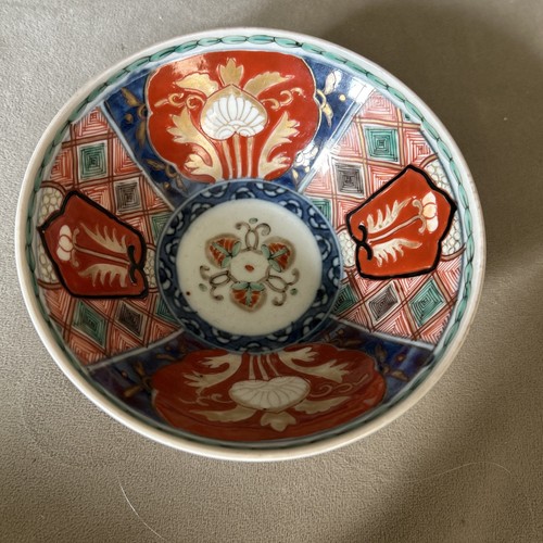 Antique japanese imari bowl - antique,