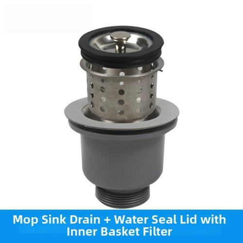 Stainless steel mop - stainless, sink