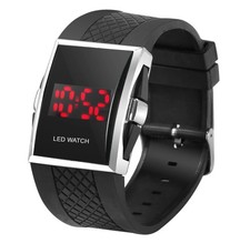 Luxury Digital Mens Red LED