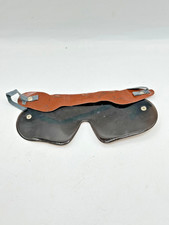 WW2 GAS  PROTECTION GLASSES GOGGLES smoked plastic lens gas protection very good