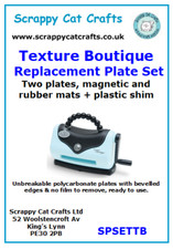 Complete Plate Set for Sizzix Texture Boutique Embossing Machine : SPSETTB  1