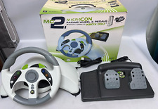 Mad Catz MC2 Racing Steering Wheel &  Pedals XBOX 360 Gaming