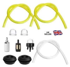 Universal Fuel Line Hose Tube Fuel Primer Bulb Kit For Strimmers Chainsaws Mower