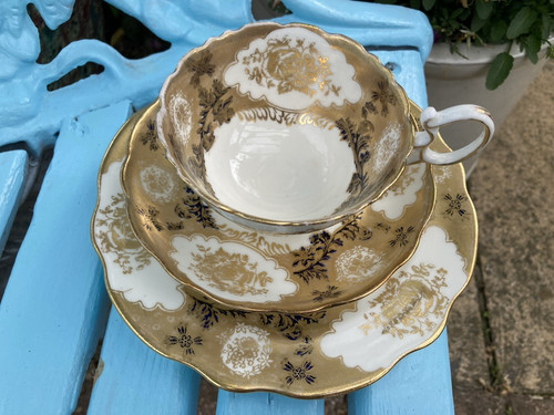 Antique hammersley co gold - &,