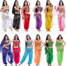 Arab Belly Dance Dancing Costume Bollywood Carnival Festival Party Fancy Outfits