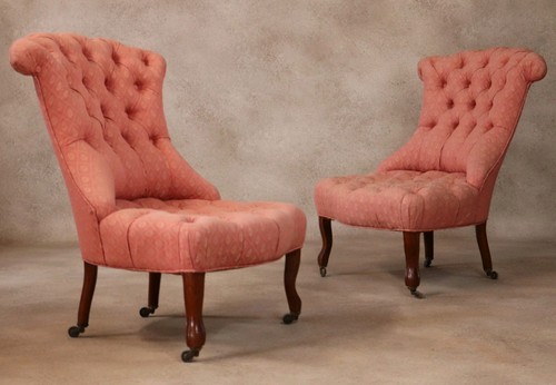 Pair antique walnut - antique,