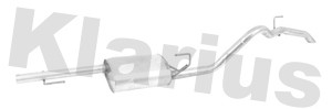 Klarius dn829m rear exhaust - dn829m,