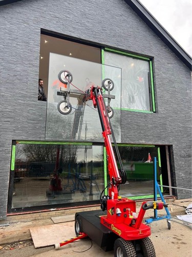Glass manipulator crane hire - crane,