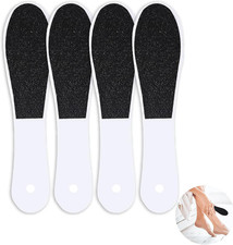 4-Pack Double-Sided Foot Files for Hard Skin, Emery Boards for Feet, Foot Rasp H