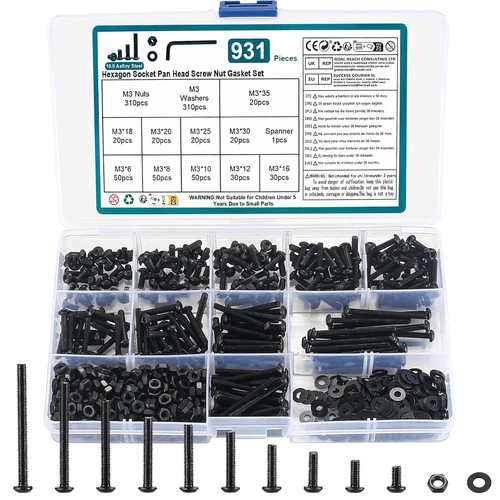 Nuts and bolts set - m3,