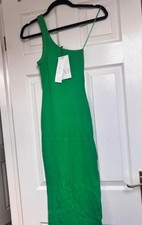 Zara Green Midi Dress Size Small