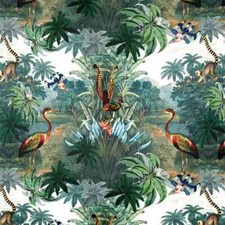 Luxury Designer Eco-Velvet UK Fabric Upholstery Curtain Craft Metre Kilimanjaro