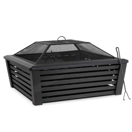 Square fire pit outdoor use - square,