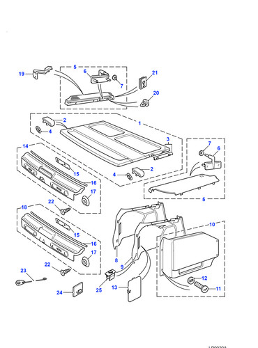 Land rover genuine fastener - rover,