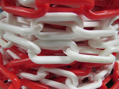 Plastic safety barrier - safety,