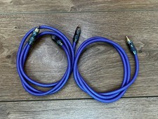 2 Purple QED Qunex RCA Single Leads 1m 
