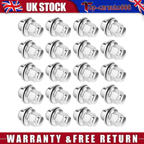 20pcs m12x1 wheel nuts - 20pcs, 19mm