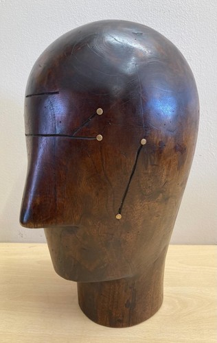 Heavy dark wood - heavy, brass
