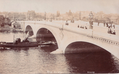 Rppc 1911 kew bridge - kew,