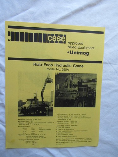 Case unimog hiab foco - case, hiab-foco