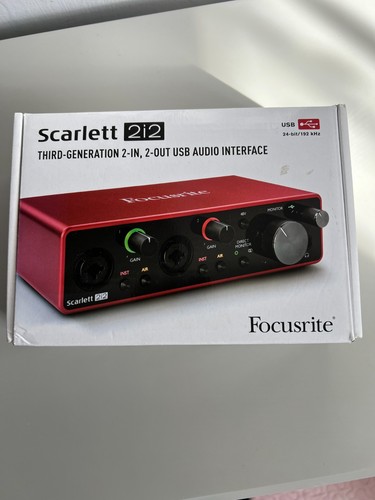 Focusrite scarlett 2i2 2x2 3rd - focusrite,