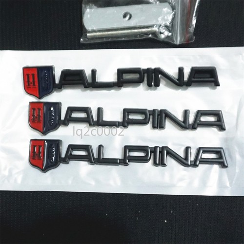 Matte black alpina - matte, metal
