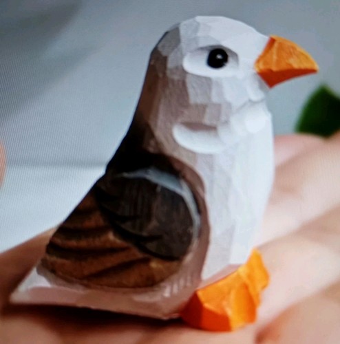 Wooden hand carved painted - wooden,