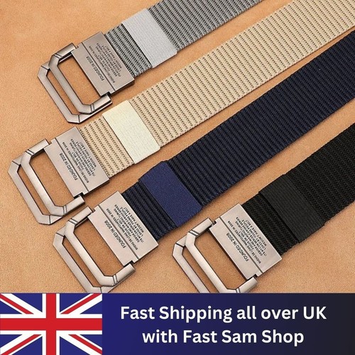 Mens nylon webbing belt double - nylon,