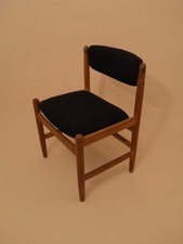 Borge Mogensen Danish Chair Karl Andersson & Soner 1960s Oak Frame Textile Seat