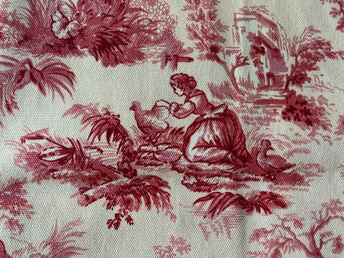 Waverly toile fabric cream - waverly, dk