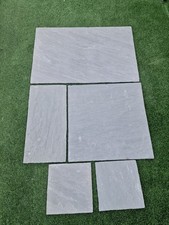 Silver Grey Indian Sandstone Paving Slabs