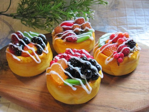 Fake artificial sticky fruit - artificial,