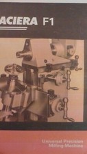 Aciera F1 Universal Milling Machine 1987 Sales Brochure