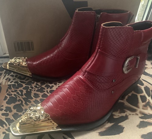 Men snakeskin boots - men’s,