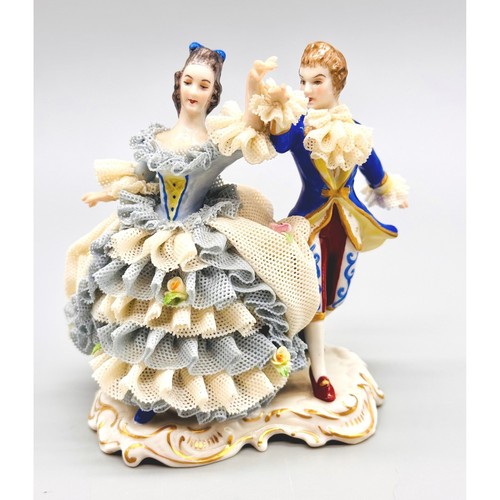 Irish dresden lace - lace, porcelain