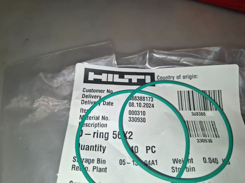 Hilti te1000 330930 o rings - hilti,