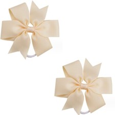 2PCS 3.5 inch GIRLS bow THICK