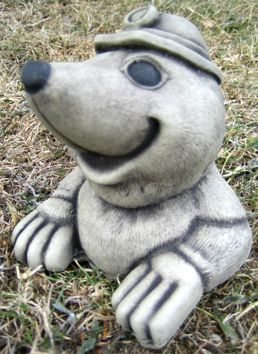 Funny mole garden - funny,