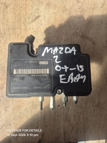 Mazda abs pump - mazda, 07-15