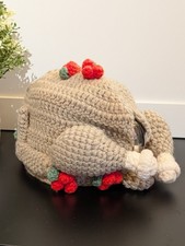 Cath Kidston Roast Turkey Tea Cosy Teapot Warmer Knitted  Festive Christmas Cute