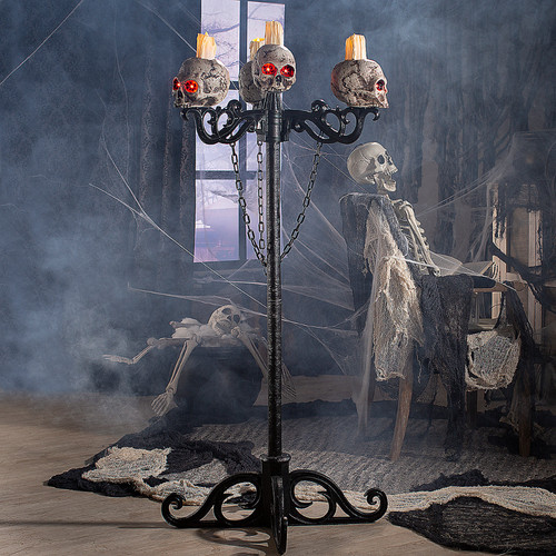 Halloween prop light skull - halloween, light-up