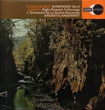 ECS742 Argenta / Ansermet Tchikovsky Symphony No. 4 Liadov Eight Russian