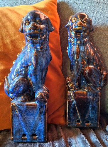 Chinese flambe glazed dogs - chinese,