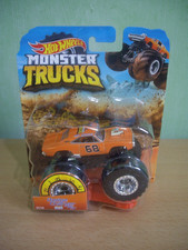 HOT WHEELS MONSTER TRUCK Dodge Charger 68 R/T Dukes Of Hazzard Style orange