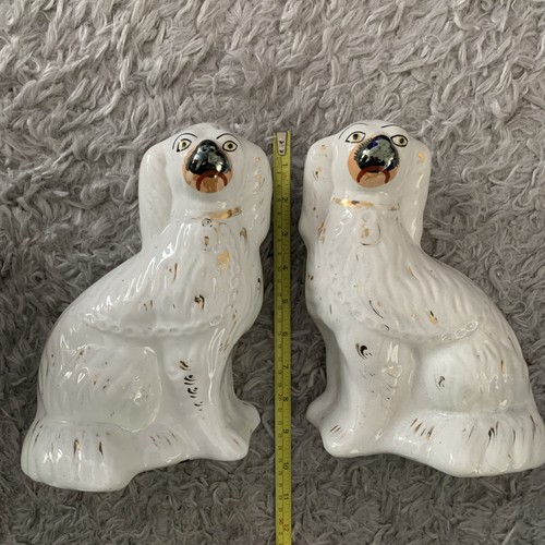 Pair vintage staffordshire - vintage,
