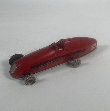 Triang Minic Clockwork Pre-War Red Racing Car No 6 Tinplate 1950s No Key